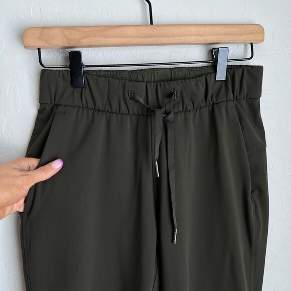 Lululemon on the fly jogger pants Olive green 2 - Picture 7 of 9